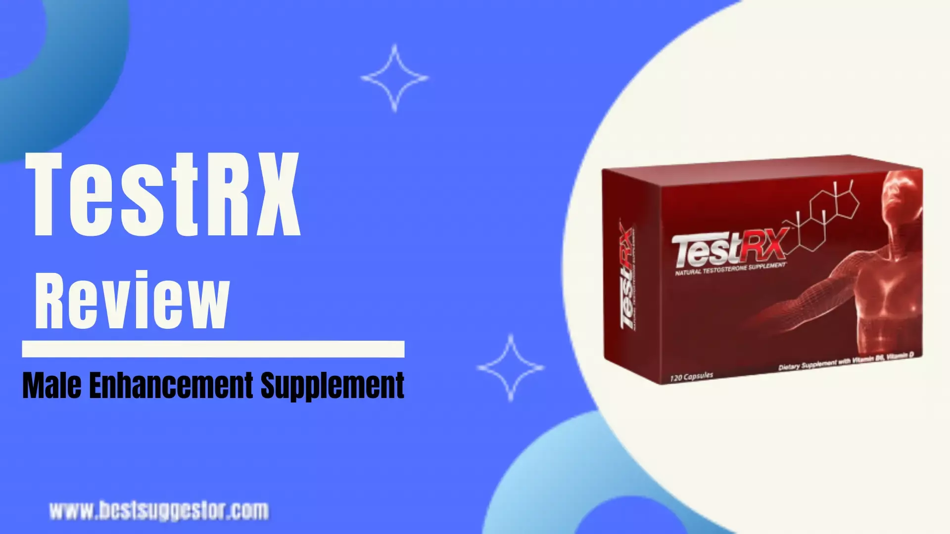 TestRX - Natural Low Testosterone Supplement For Males