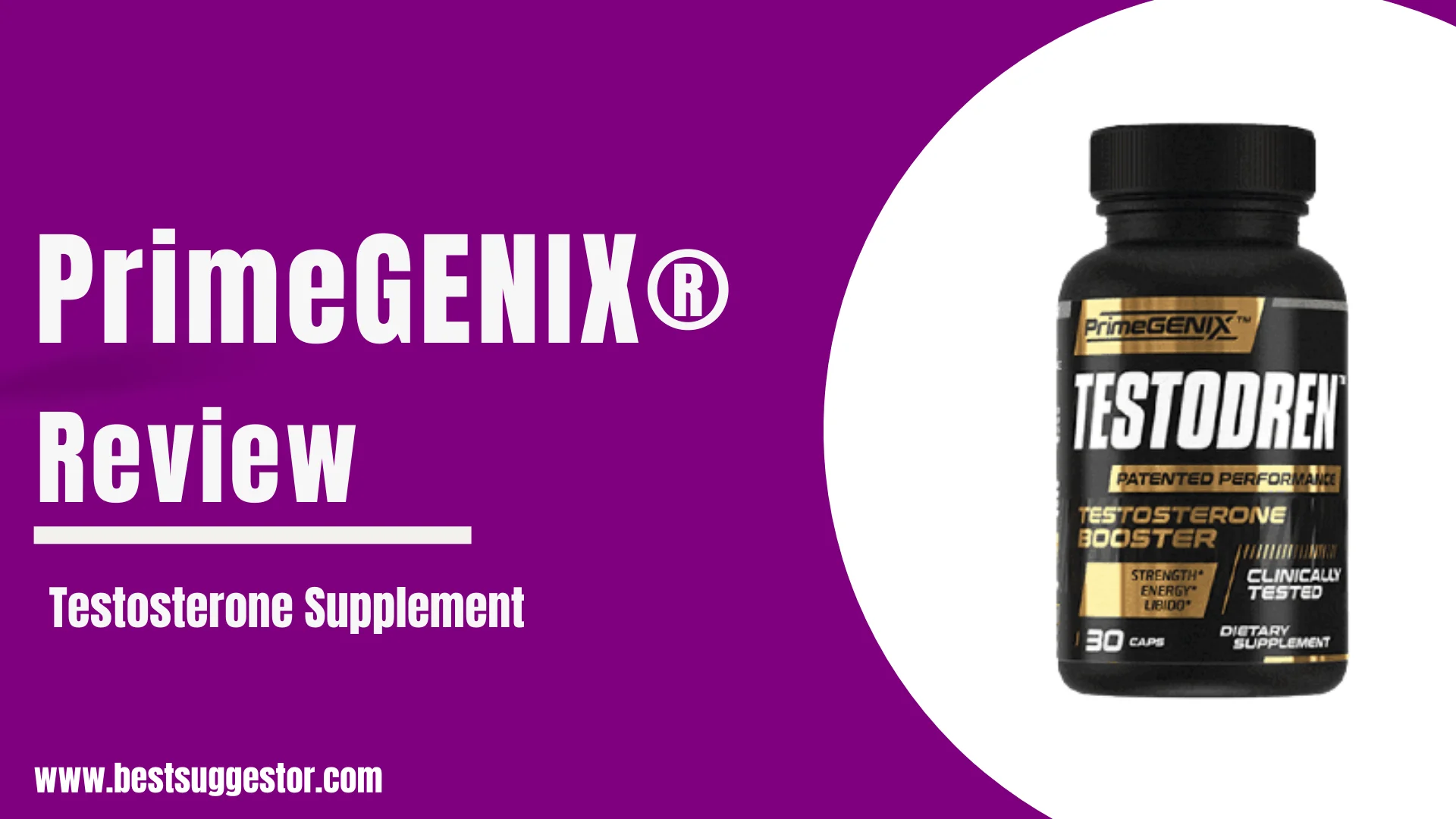 PrimeGENIX®- Safely and Effectively Boost T-Levels Naturally